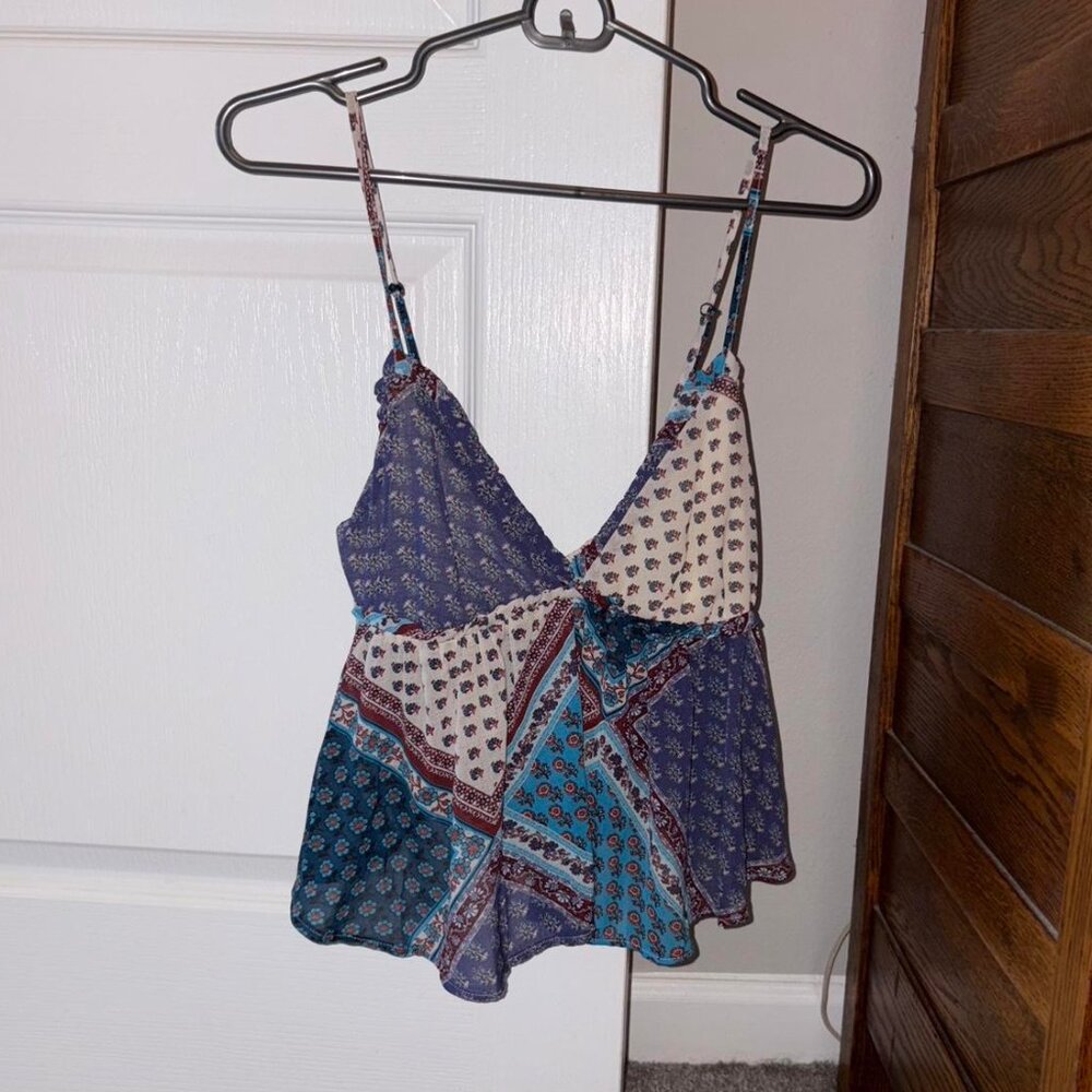 Free People Women's Multi Blouse